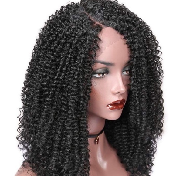 ? Pamela BLACK AFRO KINKY CURLY LACE FRONT WIG? main image 7